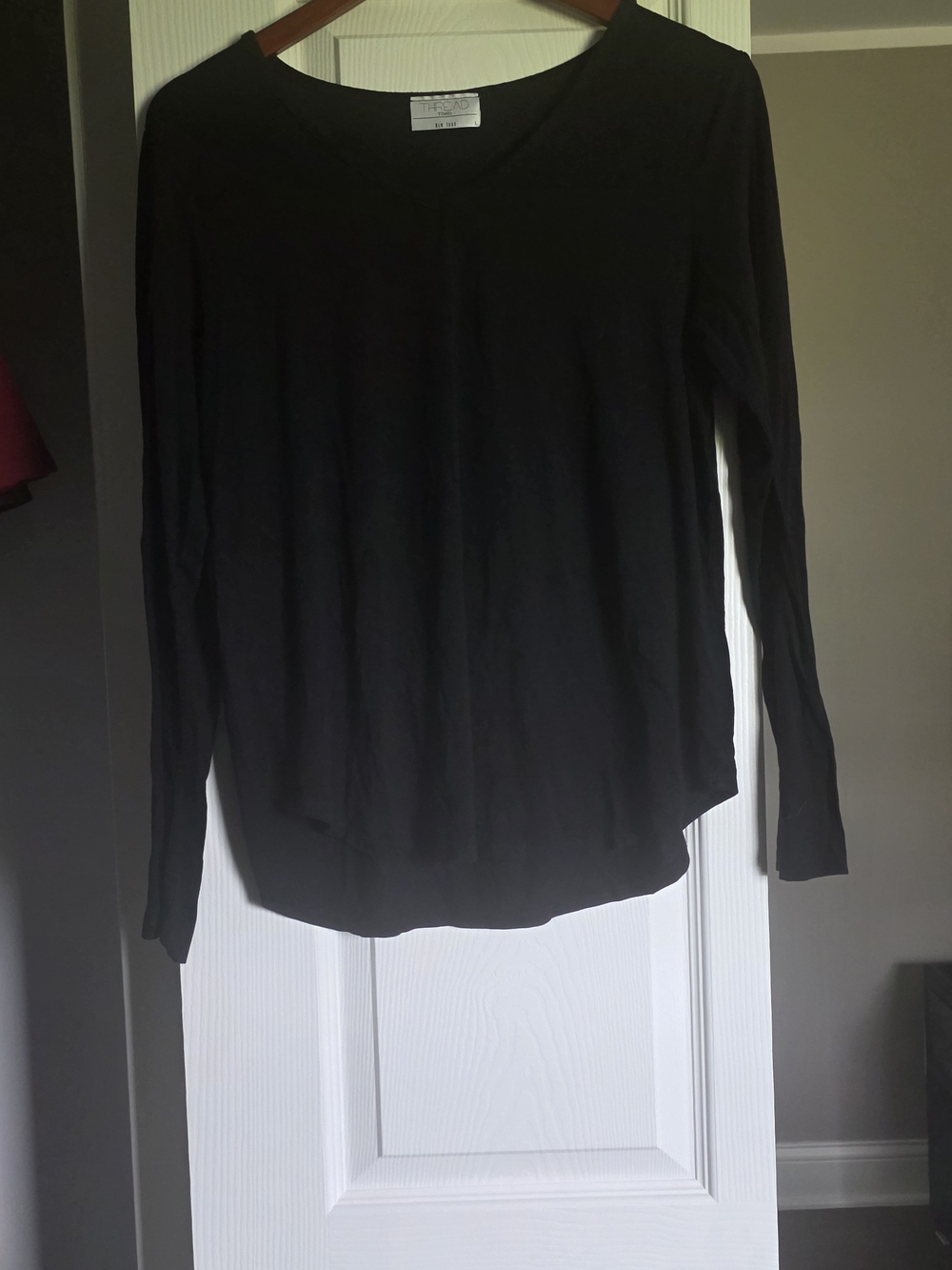 Black Long-Sleeve  Women's Top